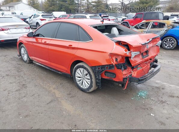 3VWCB7BU6KM194840 2019 VOLKSWAGEN JETTA Оранжевый Задняя левая четверть
