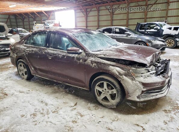 3VWD07AJ4GM415652 2016 VOLKSWAGEN JETTA Коричневый Передняя правая четверть