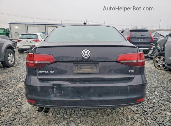 3VWD17AJ8JM226412 2018 VOLKSWAGEN JETTA Черный Вид сзади