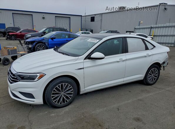 3VWEB7BU0KM232510 2019 VOLKSWAGEN JETTA White Vista tres cuartos delantera izquierda