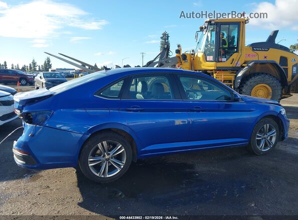 3VWEM7BU5RM048667 2024 VOLKSWAGEN JETTA Синий Вид задней части салона