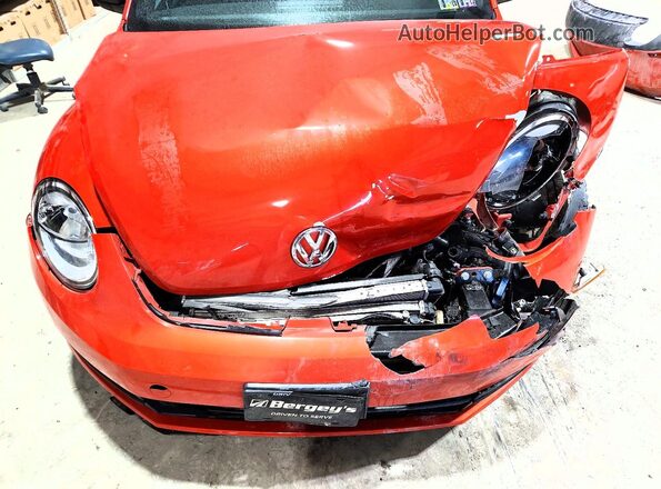 3VWF17AT2GM632012 2016 VOLKSWAGEN BEETLE Orange Սալոնի հետևի տեսք