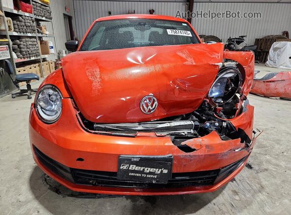3VWF17AT2GM632012 2016 VOLKSWAGEN BEETLE Orange Դիմացի տեսք