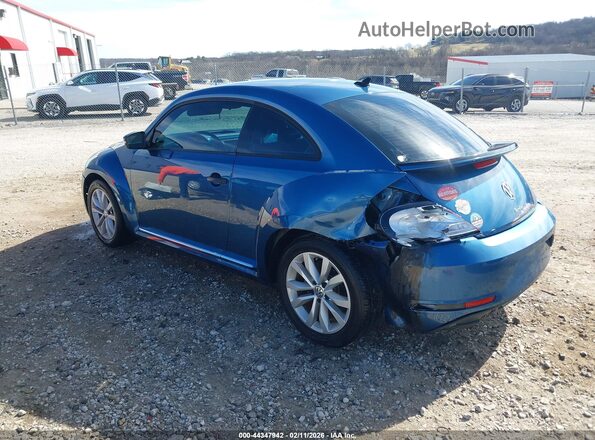 3VWF17AT5HM620616 2017 VOLKSWAGEN BEETLE Blue Задня ліва чверть