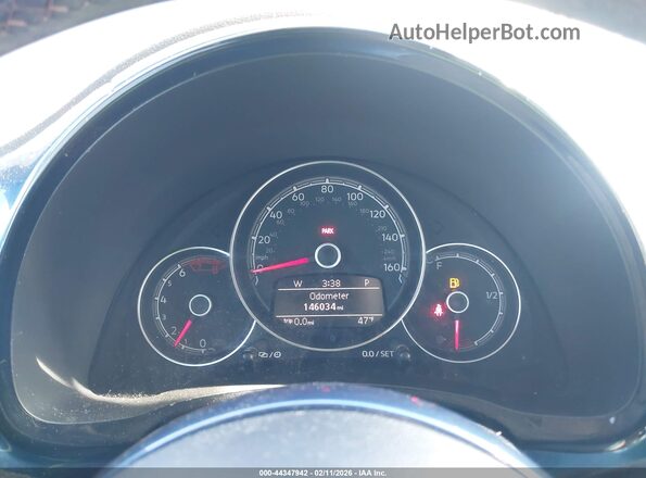 3VWF17AT5HM620616 2017 VOLKSWAGEN BEETLE Blue Вид задніх сидінь
