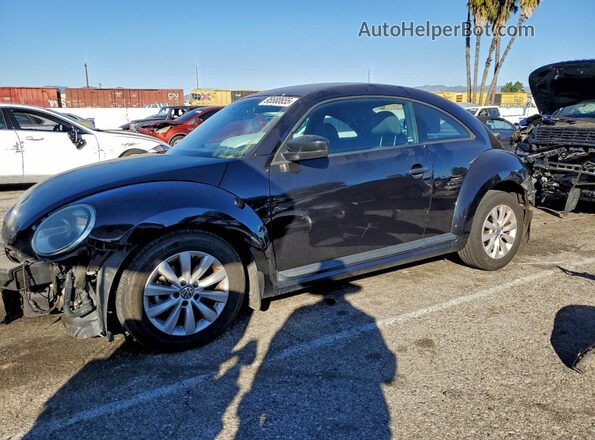 3VWF17AT9HM611515 2017 VOLKSWAGEN BEETLE Черный Передняя левая четверть