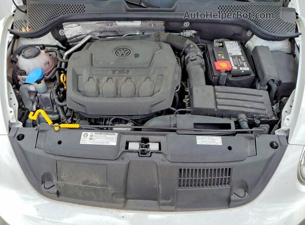 3VWFD7AT0JM725061 2018 VOLKSWAGEN BEETLE Белый Вид задней части салона