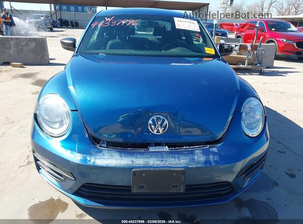 3VWFD7AT4JM709722 2018 VOLKSWAGEN BEETLE Blue Вид спереду
