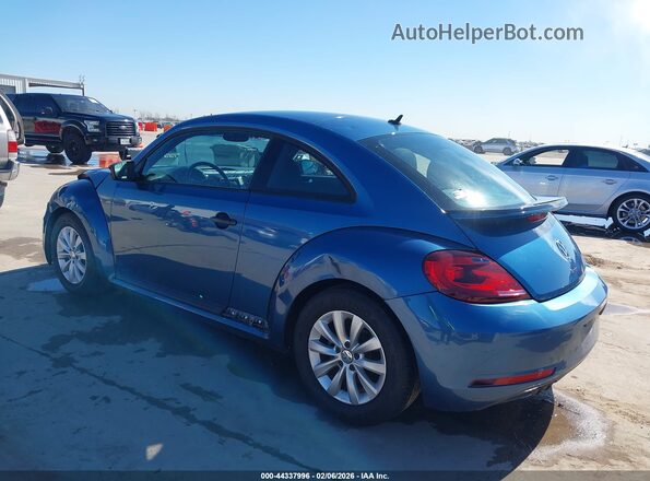 3VWFD7AT4JM709722 2018 VOLKSWAGEN BEETLE Blue Задня ліва чверть