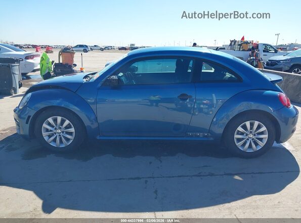 3VWFD7AT4JM709722 2018 VOLKSWAGEN BEETLE Blue Панорамний вид салону 360°