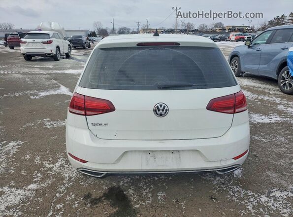 3VWG57AU9MM001237 2021 VOLKSWAGEN GOLF Белый Вид сзади