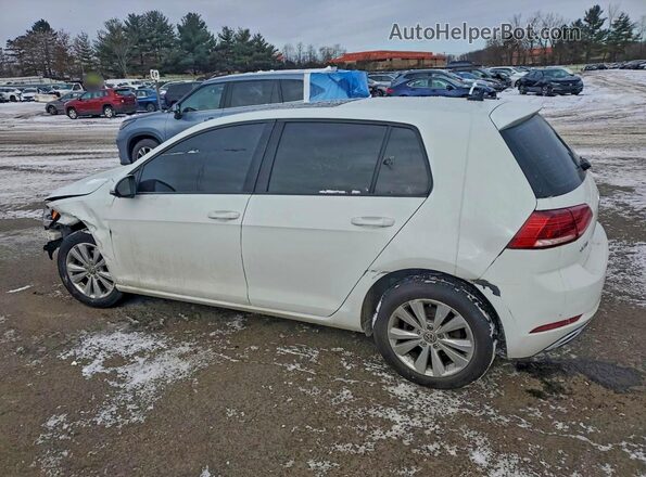 3VWG57AU9MM001237 2021 VOLKSWAGEN GOLF Белый Задняя левая четверть