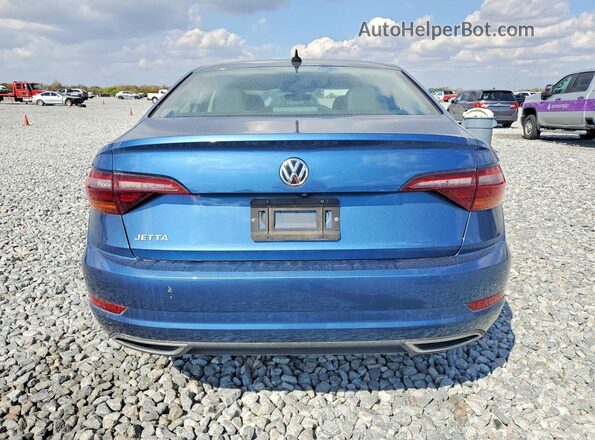 3VWG57BU2KM008316 2019 VOLKSWAGEN JETTA Синий Вид сзади