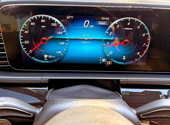 4JGFB4JB7LA104751 2020 MERCEDES-BENZ GLE Black Вид щитка приладів