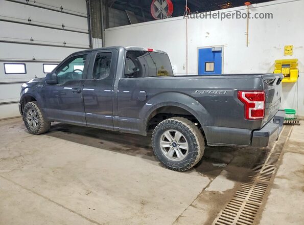 1FTEX1CB8KKC28579 2019 FORD F150 Gray Հետևի ձախ