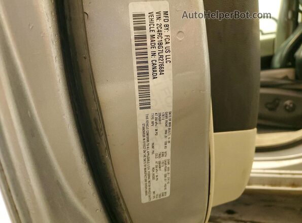 2C4RC1BG7LR276684 2020 CHRYSLER PACIFICA Серебряный Панорамный вид салона 360°