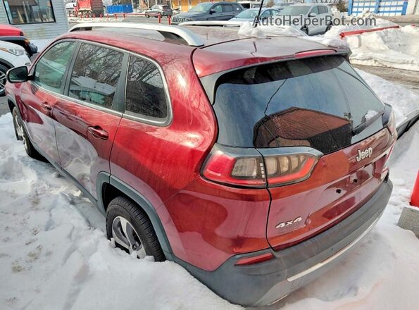 1C4PJMDX9KD379618 2019 JEEP GRAND CHER Бордовый Передняя правая четверть