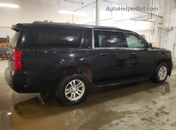 1GNSKHKC9JR119419 2018 CHEVROLET SUBURBAN Черный Передняя правая четверть