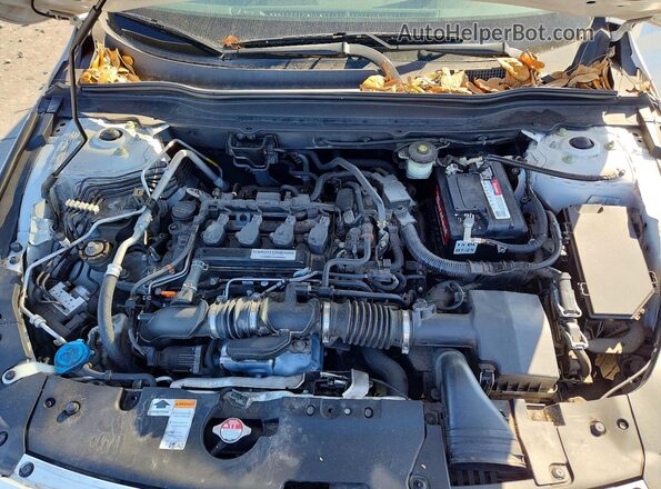 1HGCV1F13KA091896 2019 HONDA ACCORD White ძრავის განყოფილების ხედი