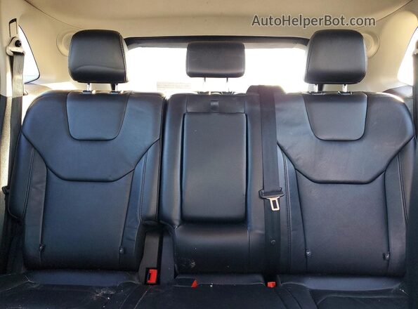 2FMPK3K96GBB13364 2016 FORD EDGE Черный Вид задней части салона