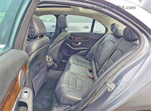 55SWF4KB3HU228021 2017 MERCEDES-BENZ C-CLASS Gray Vista interior delantera