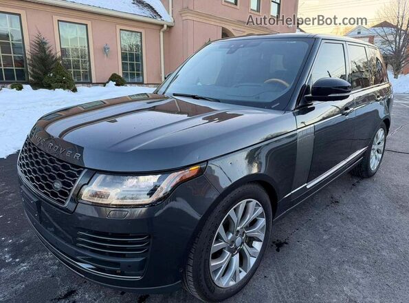 SALGS2RE1JA393000 2018 LAND ROVER RANGE ROVER Black Tył lewy