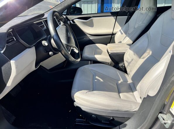5YJSA1E28GF133929 2016 TESLA MODEL Серый Вид панели приборов