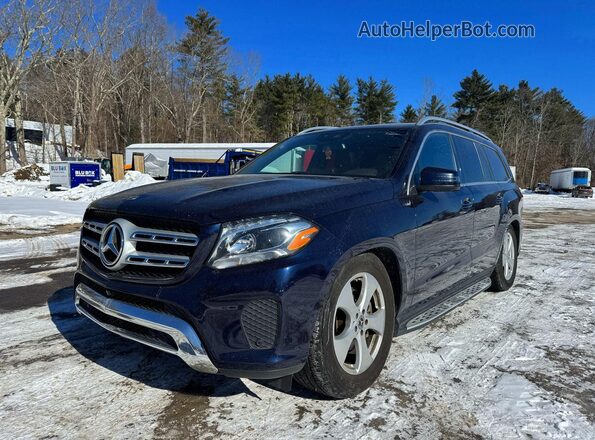 4JGDF6EE9KB225916 2019 MERCEDES-BENZ GLS Blue Задня права чверть