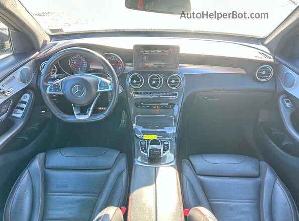 WDC0G6EB2JV025490 2018 MERCEDES-BENZ GLC-CLASS Blue წინა სალონის ხედი