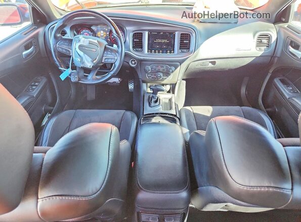 2C3CDXCT2MH588599 2021 DODGE CHARGER Orange Instrument cluster view