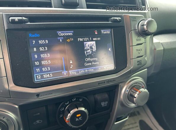 JTEBU5JR1J5557314 2018 TOYOTA 4RUNNER Белый Вид подкапотного пространства