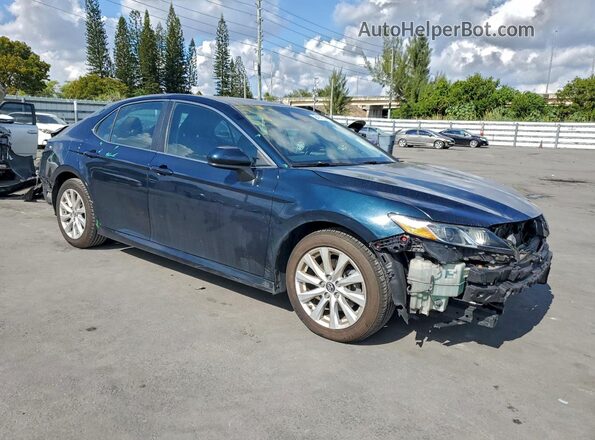 4T1B11HK2KU704600 2019 TOYOTA CAMRY Синий Вид спереди