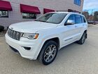 2018 Jeep Grand Cherokee Overland White vin: 1C4RJFCG7JC411380