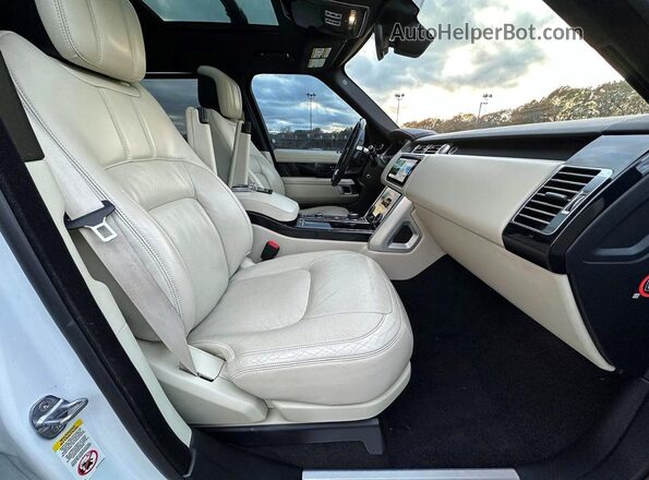 SALGS5RE8KA525544 2019 LAND ROVER RANGE ROVER Белый Вид спереди