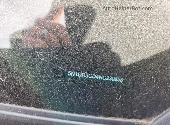 5N1DR3CD4NC230858 2022 NISSAN PATHFINDER Черный Вид задней части салона