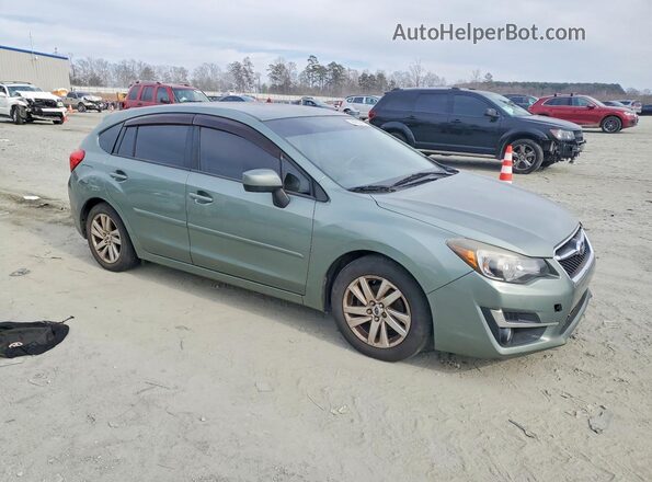 JF1GPAB6XGH221902 2016 SUBARU IMPREZA Зеленый Вид спереди