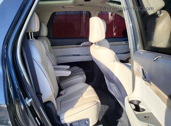 KM8R54HE3MU240752 2021 HYUNDAI PALISADE Синий Вид салона спереди