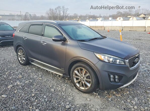 5XYPKDA50JG402199 2018 KIA SORENTO Серый Вид спереди