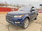 2016 Land Rover Range Rover Sport Hse Blue vin: SALWR2VF1GA552189