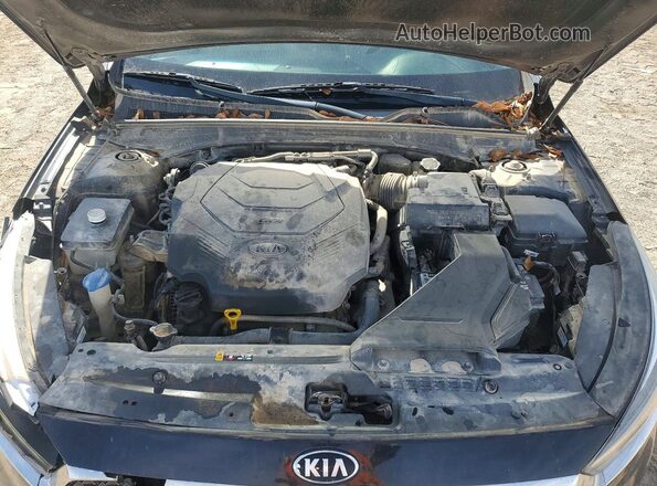KNALB4J12H5091869 2017 KIA CADENZA Black Widok komory silnika