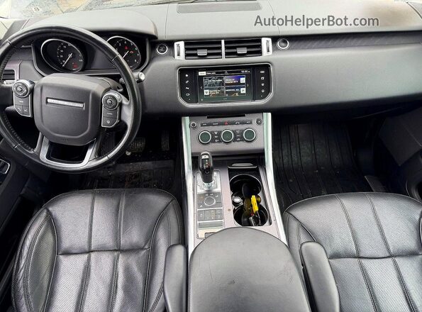 SALWR2VF1GA552189 2016 LAND ROVER RANGE Blue Rear seats view