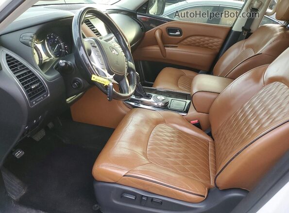 JN8AZ2NF6K9686244 2019 INFINITI QX80 Белый Вид панели приборов
