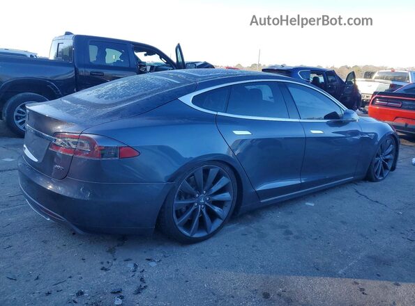 5YJSA1E28GF133929 2016 TESLA MODEL Серый Передняя правая четверть