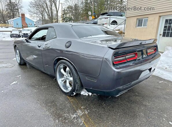 2C3CDZBT8JH141994 2018 DODGE CHALLENGER Gray Задня права чверть