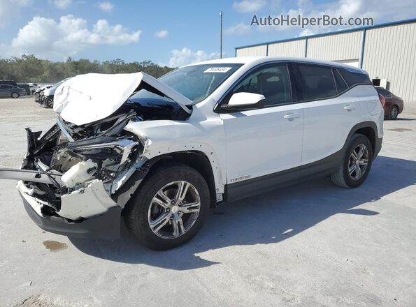 3GKALMEV2LL144409 2020 GMC TERRAIN Белый Задняя левая четверть