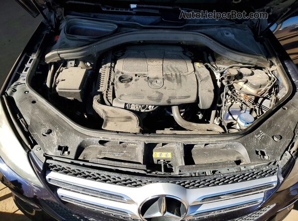 4JGDA5JB2GA699742 2016 MERCEDES-BENZ GLE Blue Widok komory silnika