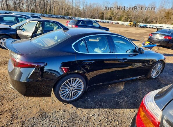 ZARFAECNXH7554764 2017 ALFA ROMEO GIULIA Черный Передняя правая четверть