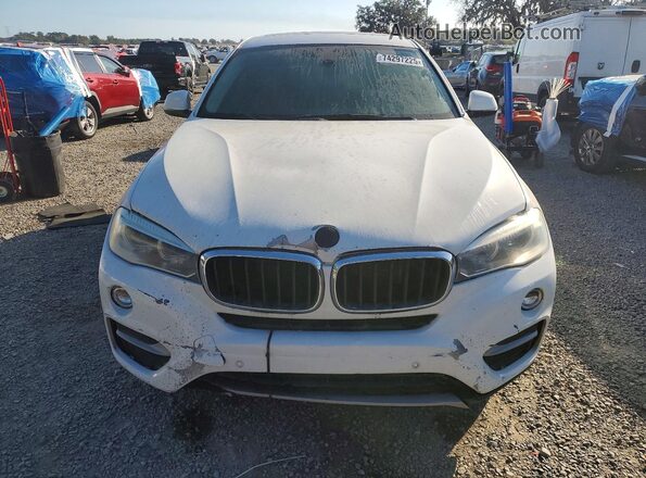 5UXKU0C50G0F92144 2016 BMW X6 Белый Вид сзади