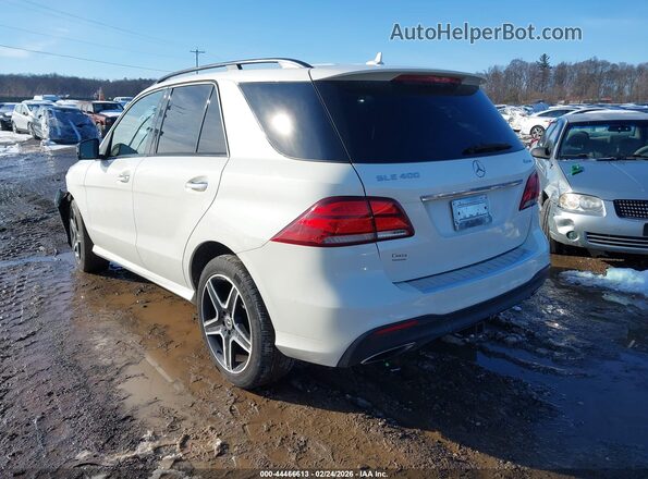4JGDA5GB0KB205243 2019 MERCEDES-BENZ GLE 400 Белый Задняя левая четверть