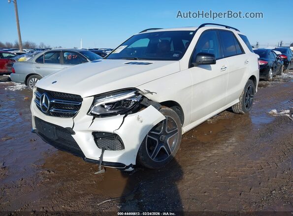 4JGDA5GB0KB205243 2019 MERCEDES-BENZ GLE 400 Белый Передняя левая четверть